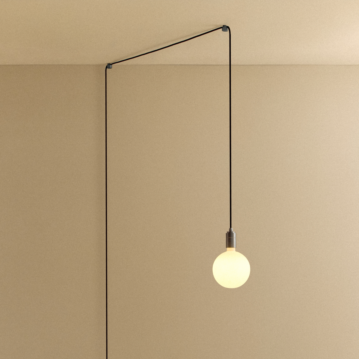 Sphere IV Plug-In Pendant in Graphite