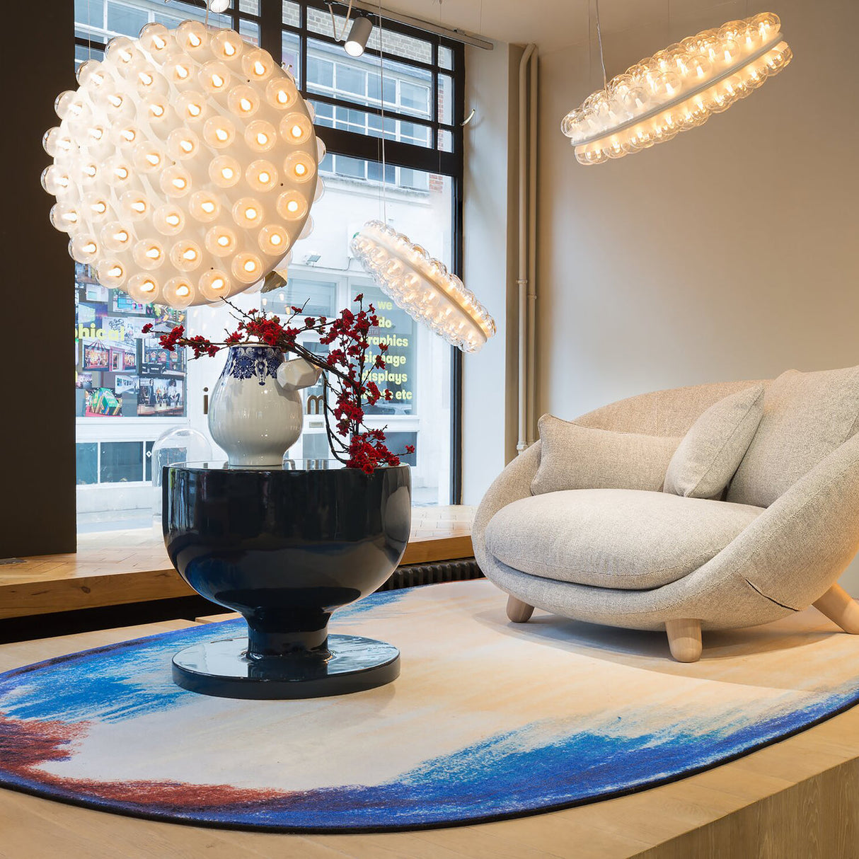 Prop Light Double Horizontal Pendant Light