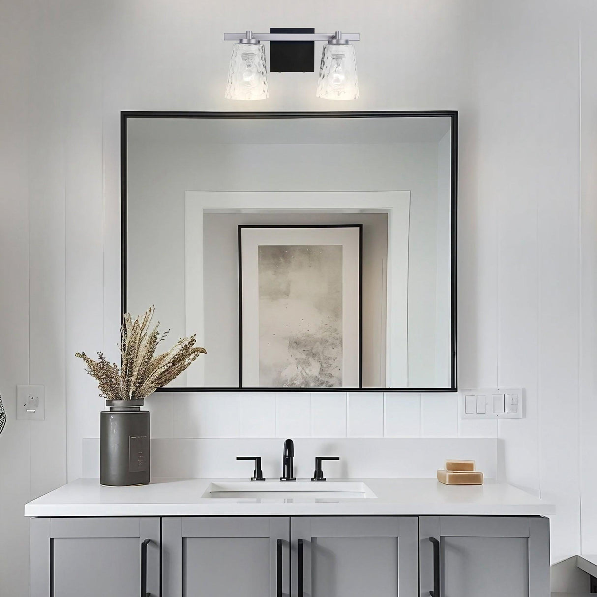 Radiance Modern 2-Light Dimmable Vanity Light