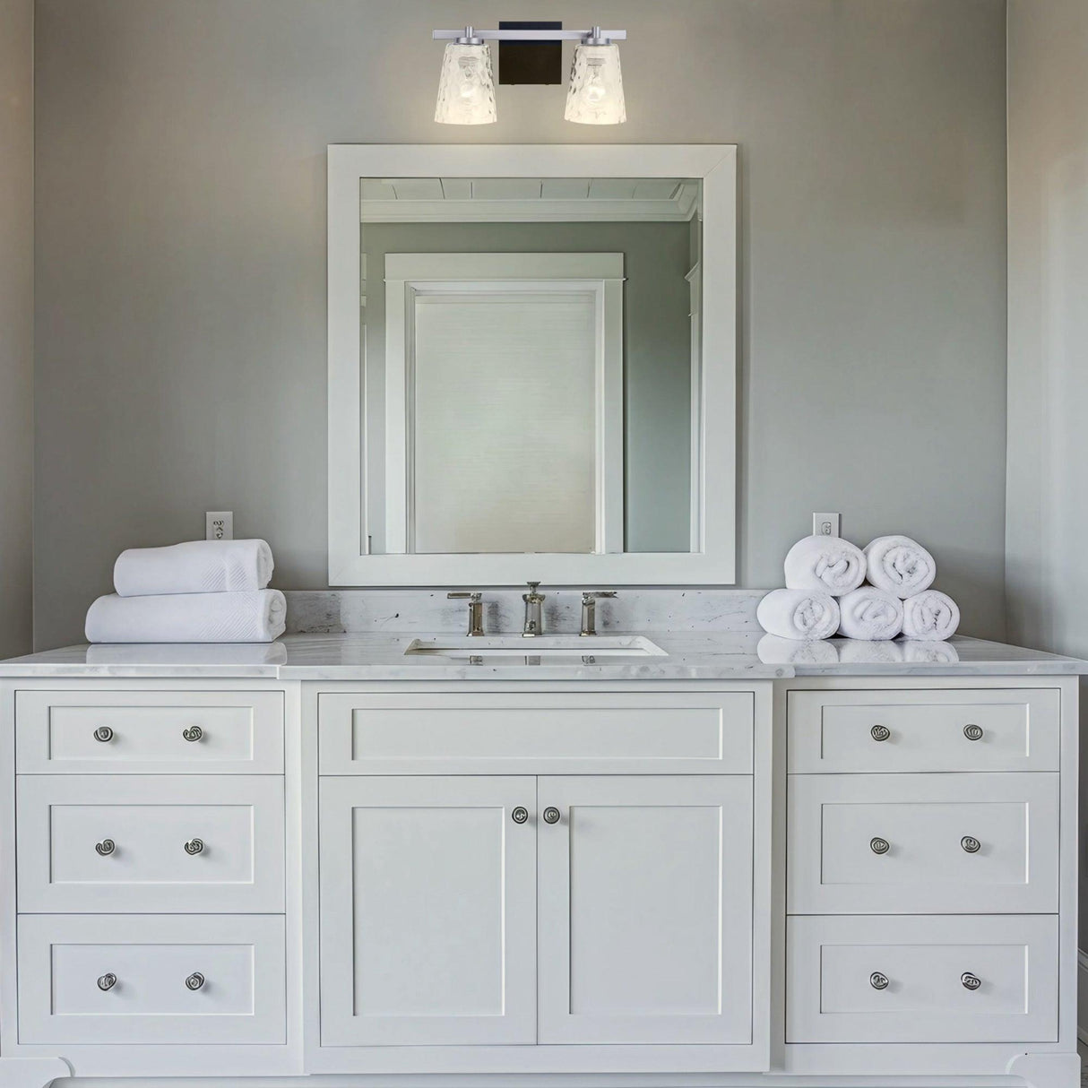 Radiance Modern 2-Light Dimmable Vanity Light