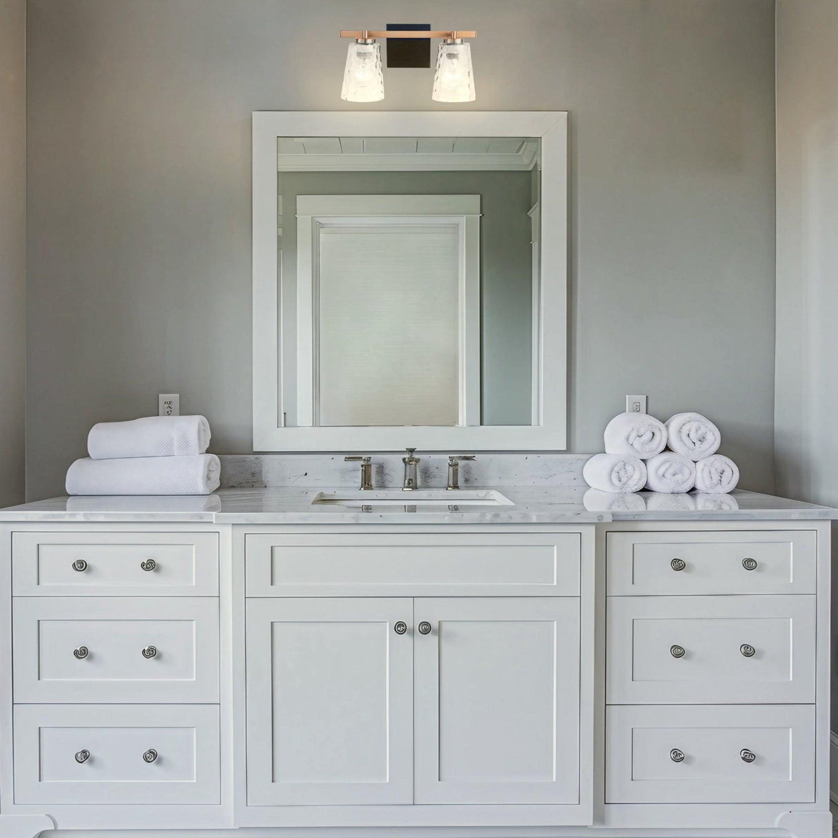 Radiance Modern 2-Light Dimmable Vanity Light