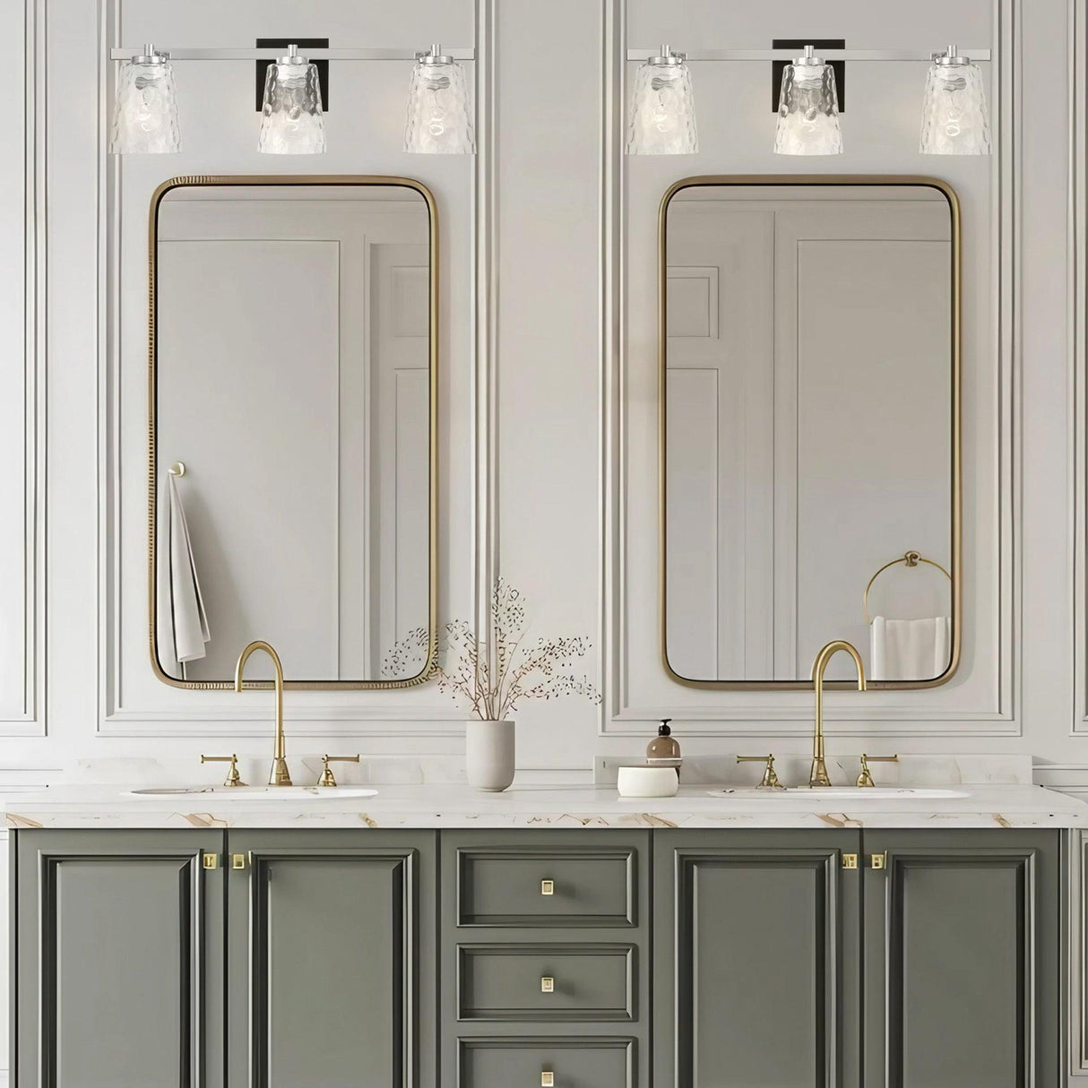 Radiance Modern 3-Light Dimmable Vanity Light