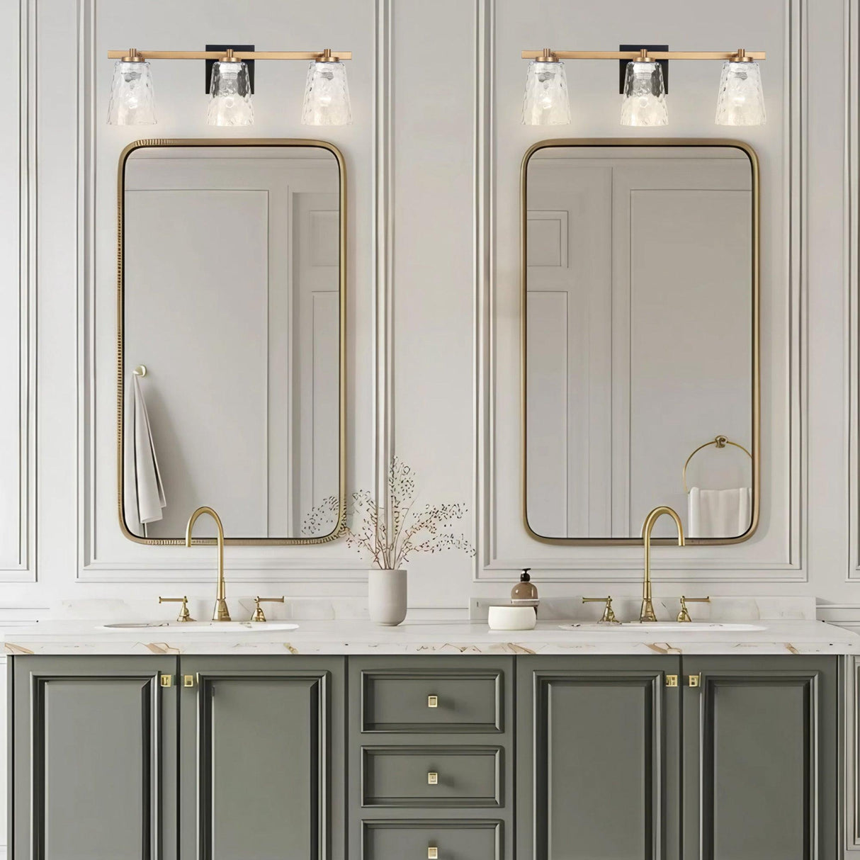 Radiance Modern 3-Light Dimmable Vanity Light