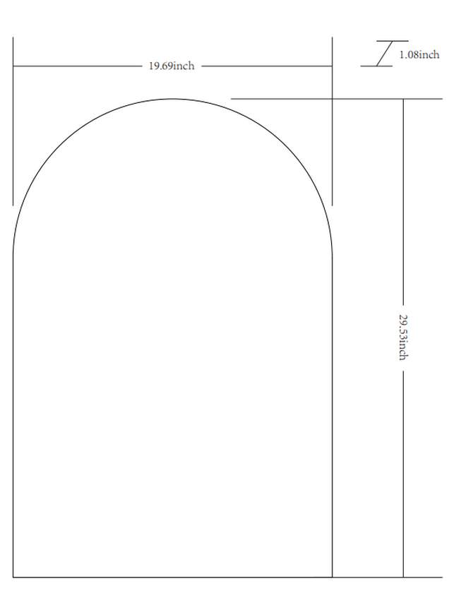 Yumi Modern Metallic Silver Wall Mirror