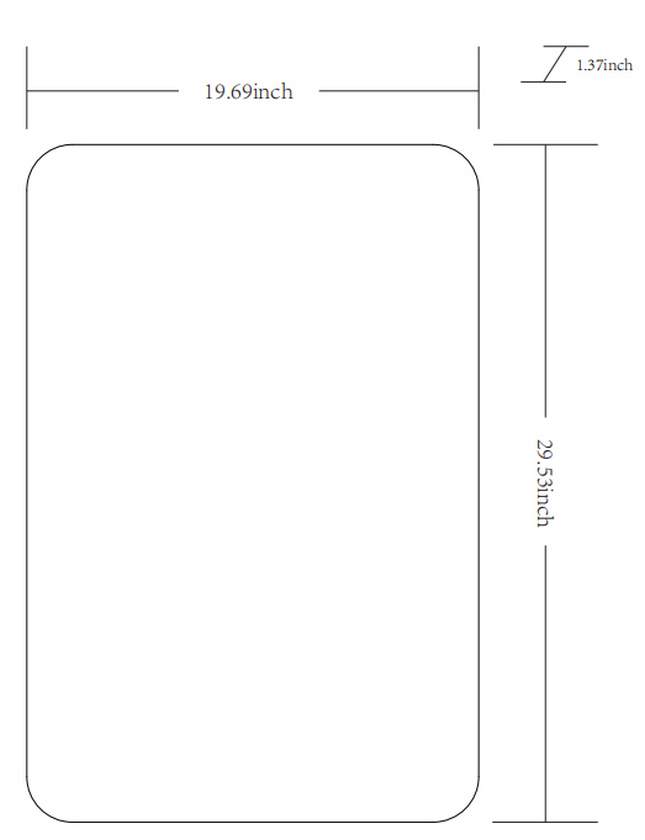 Renna Modern Gold Wall Mirror