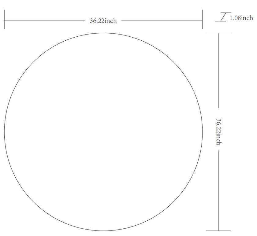 Jarron Modern Gold Wall Mirror