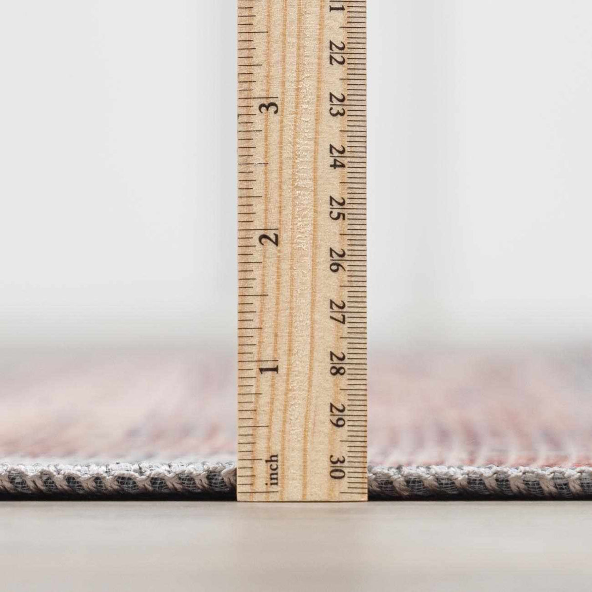 Baltinglass Rust & Blue Washable Area Rug - Clearance