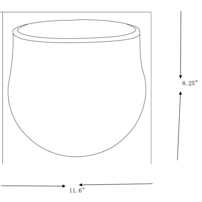 Zlataritsa Taupe Planter