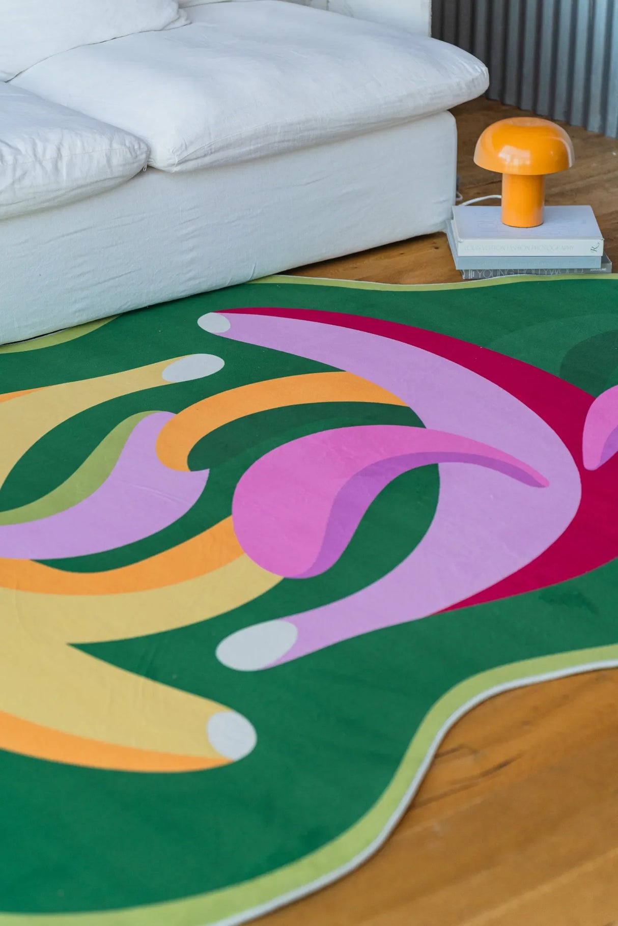 Funky Dancing Bananas Rug by Maggie Stephenson