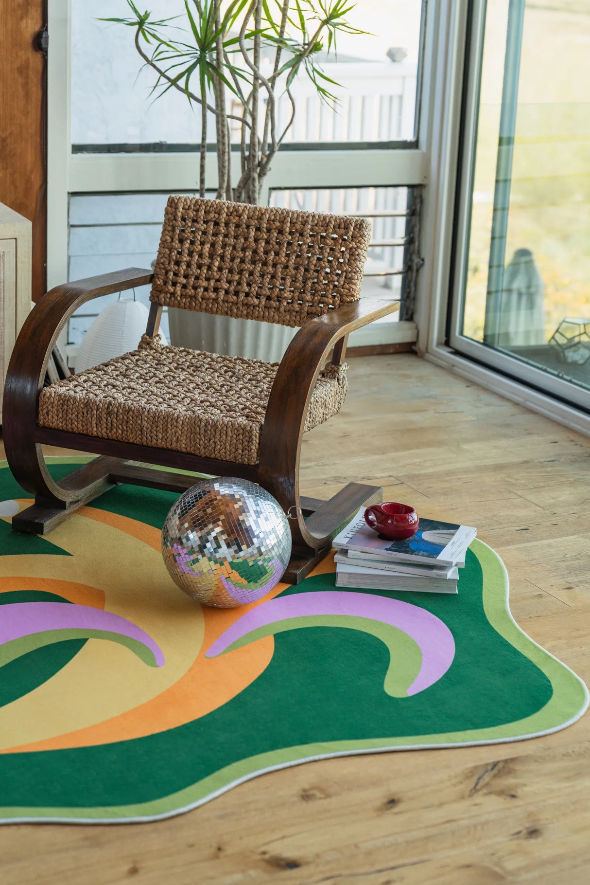 Funky Dancing Bananas Rug by Maggie Stephenson