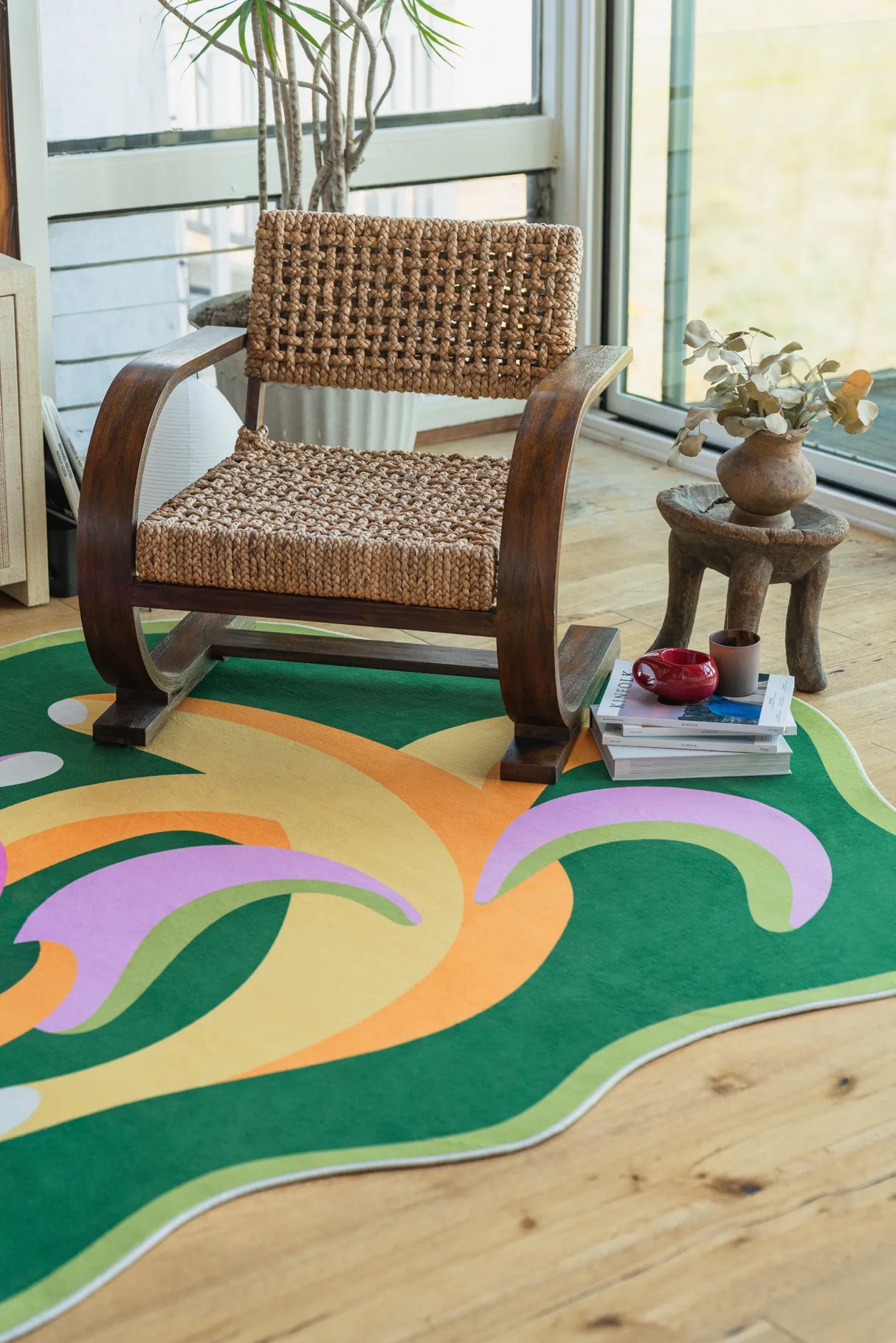 Funky Dancing Bananas Rug by Maggie Stephenson