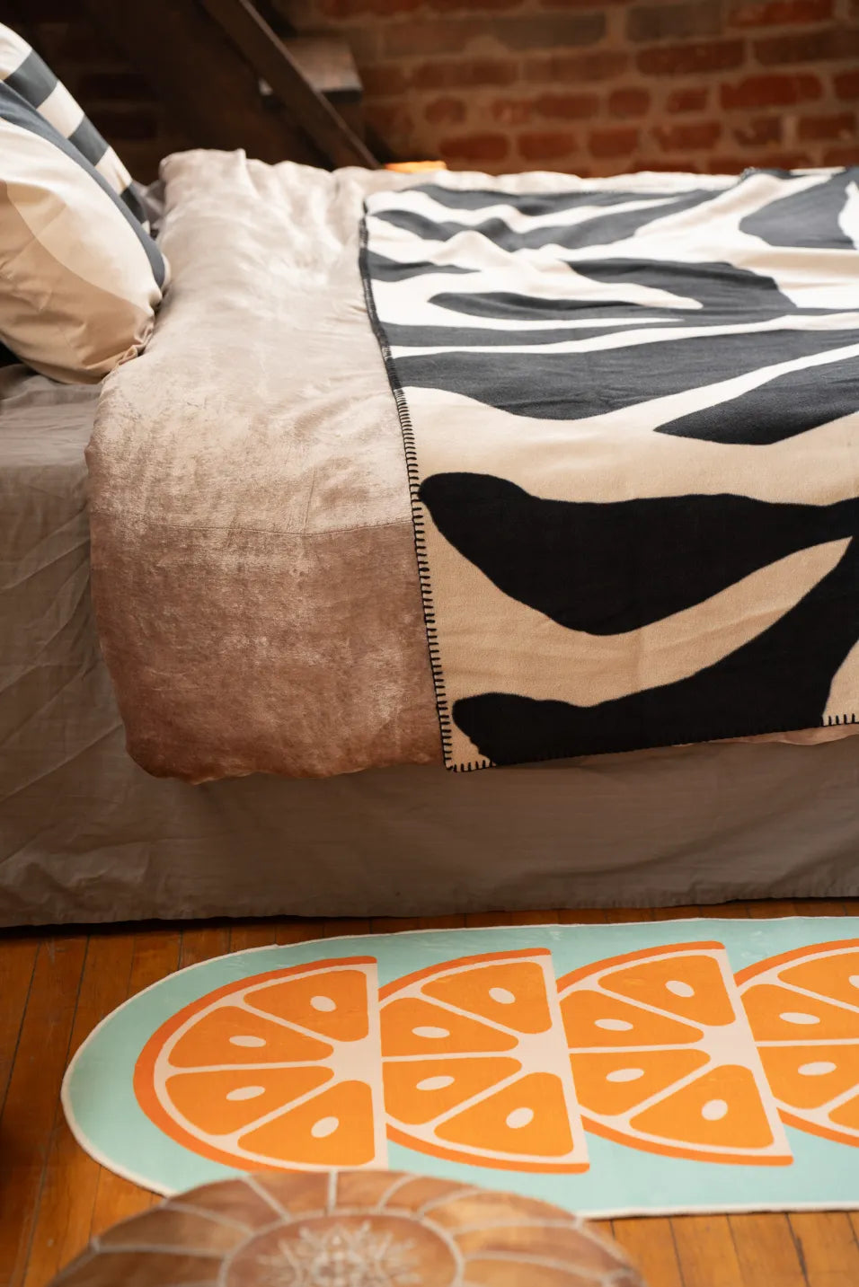 Modern Orange Rug by Johann Banta