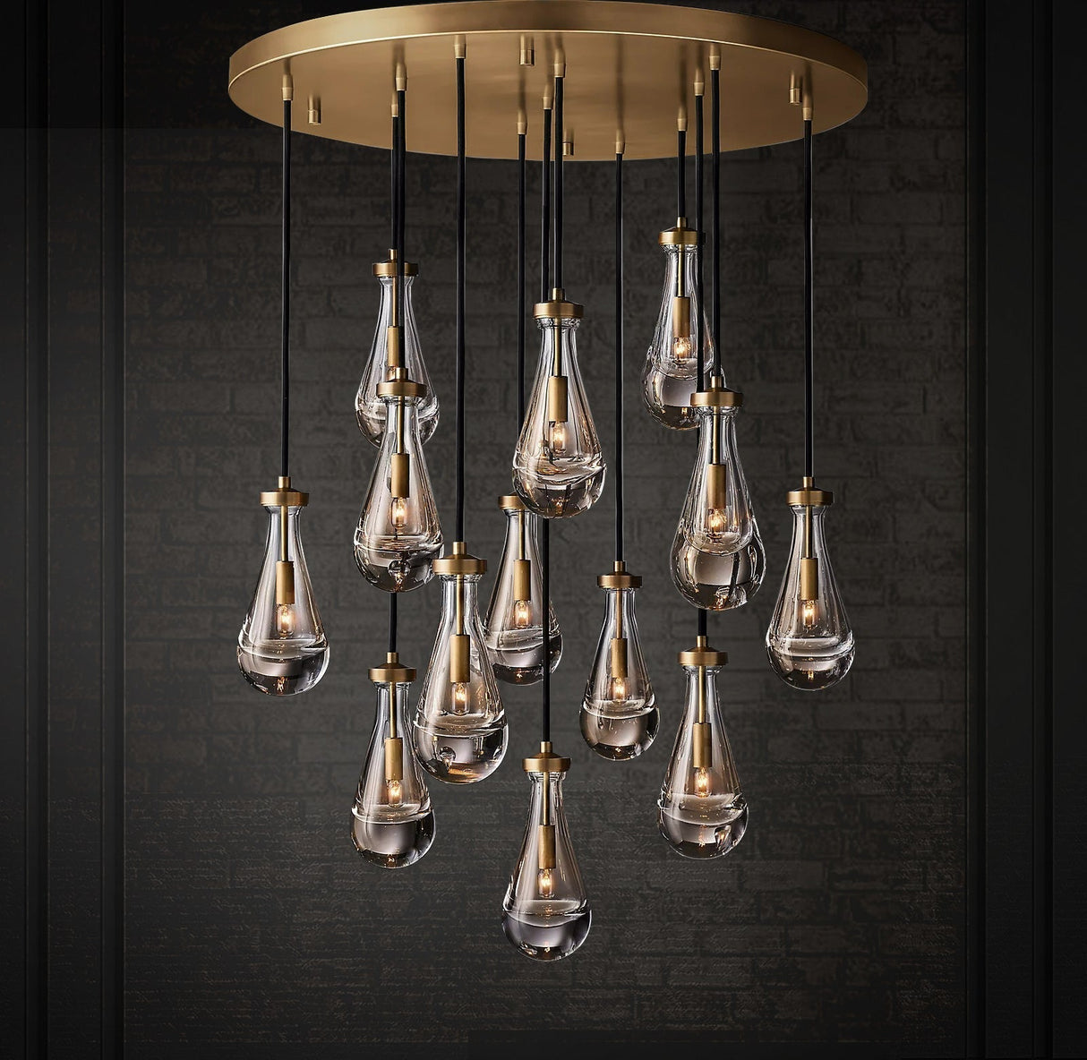 Raindrop Linear Chandelier