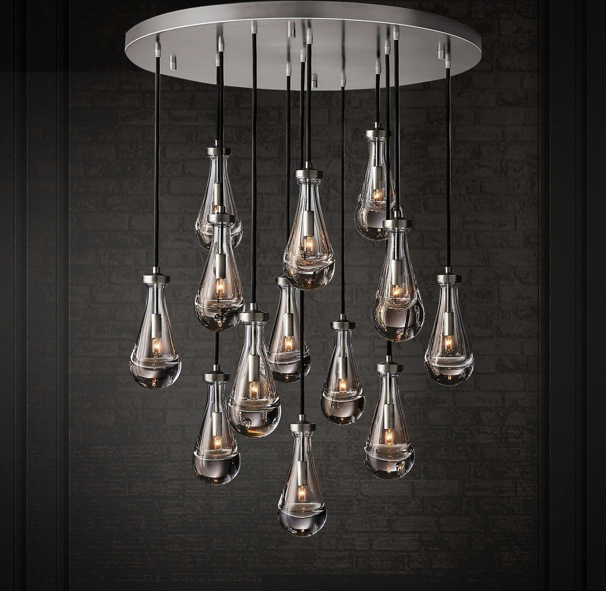 Raindrop Linear Chandelier