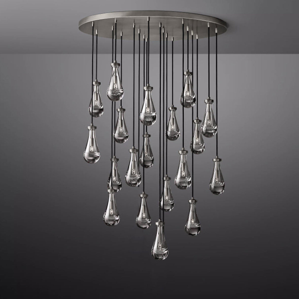 Raindrop Linear Chandelier
