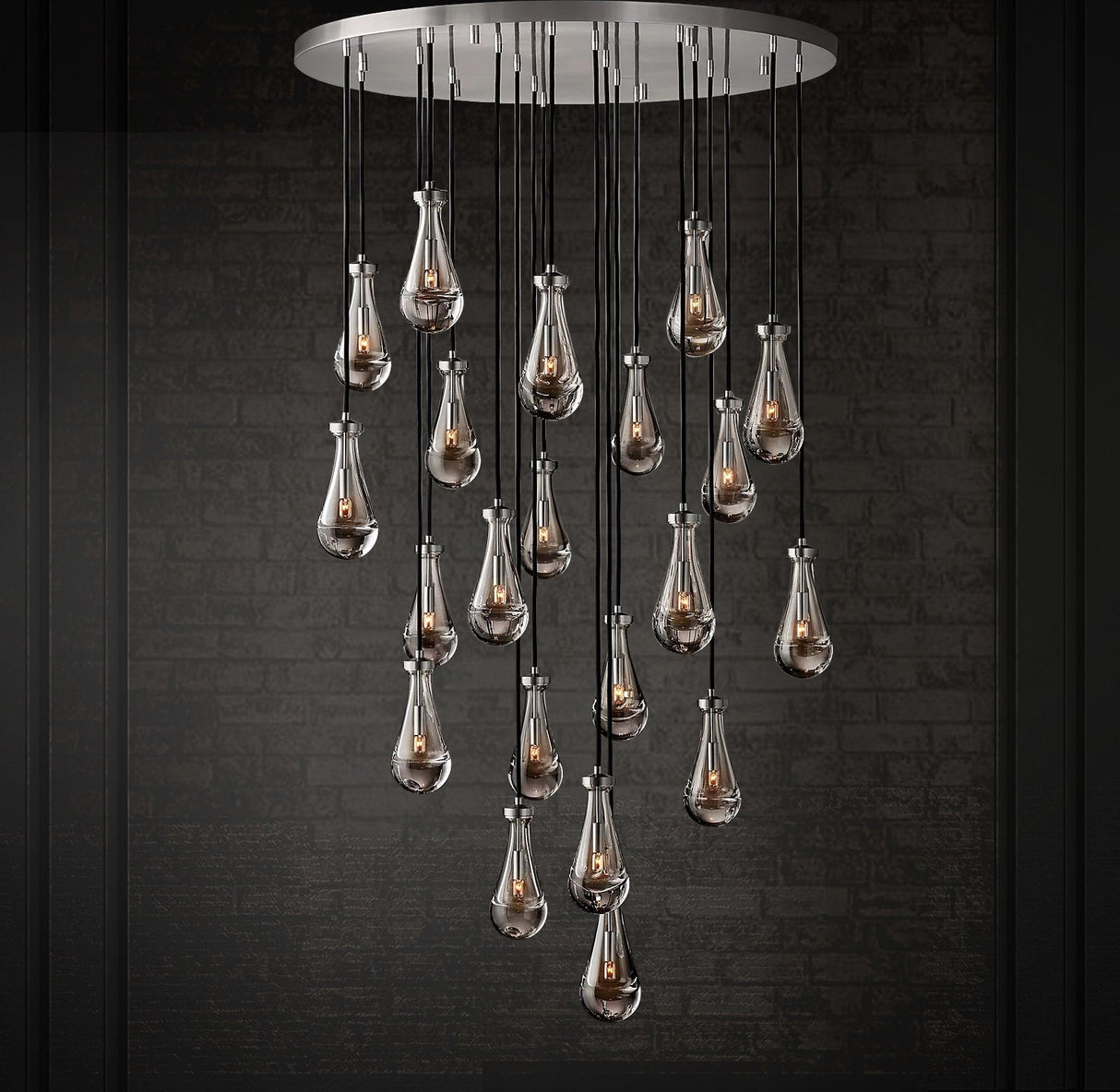 Raindrop Linear Chandelier