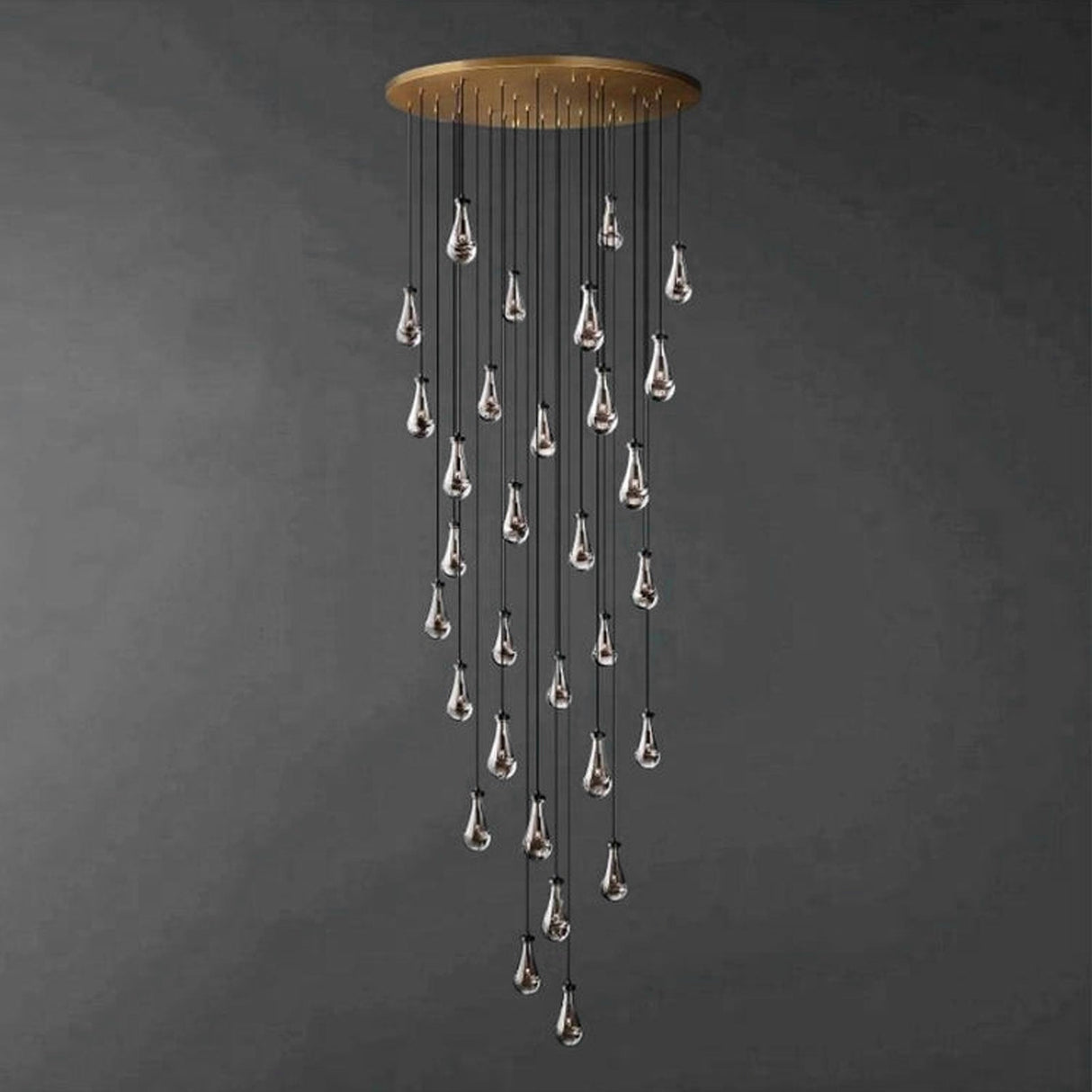 Raindrop Linear Chandelier