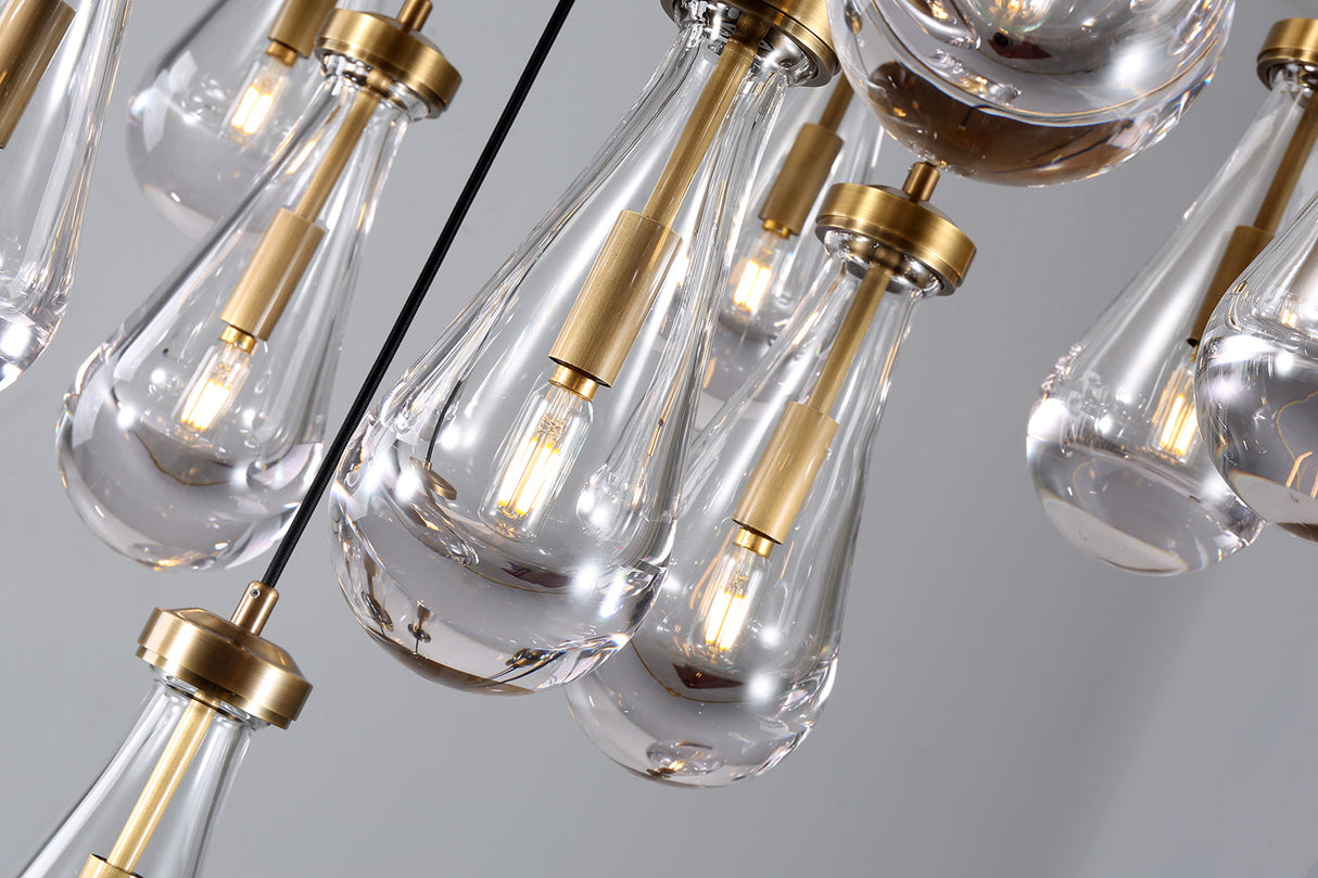 Raindrop Linear Chandelier
