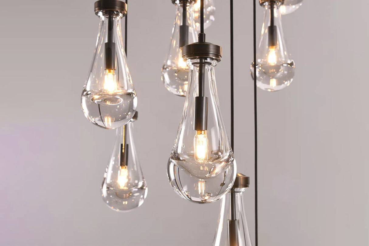 Raindrop Linear Chandelier