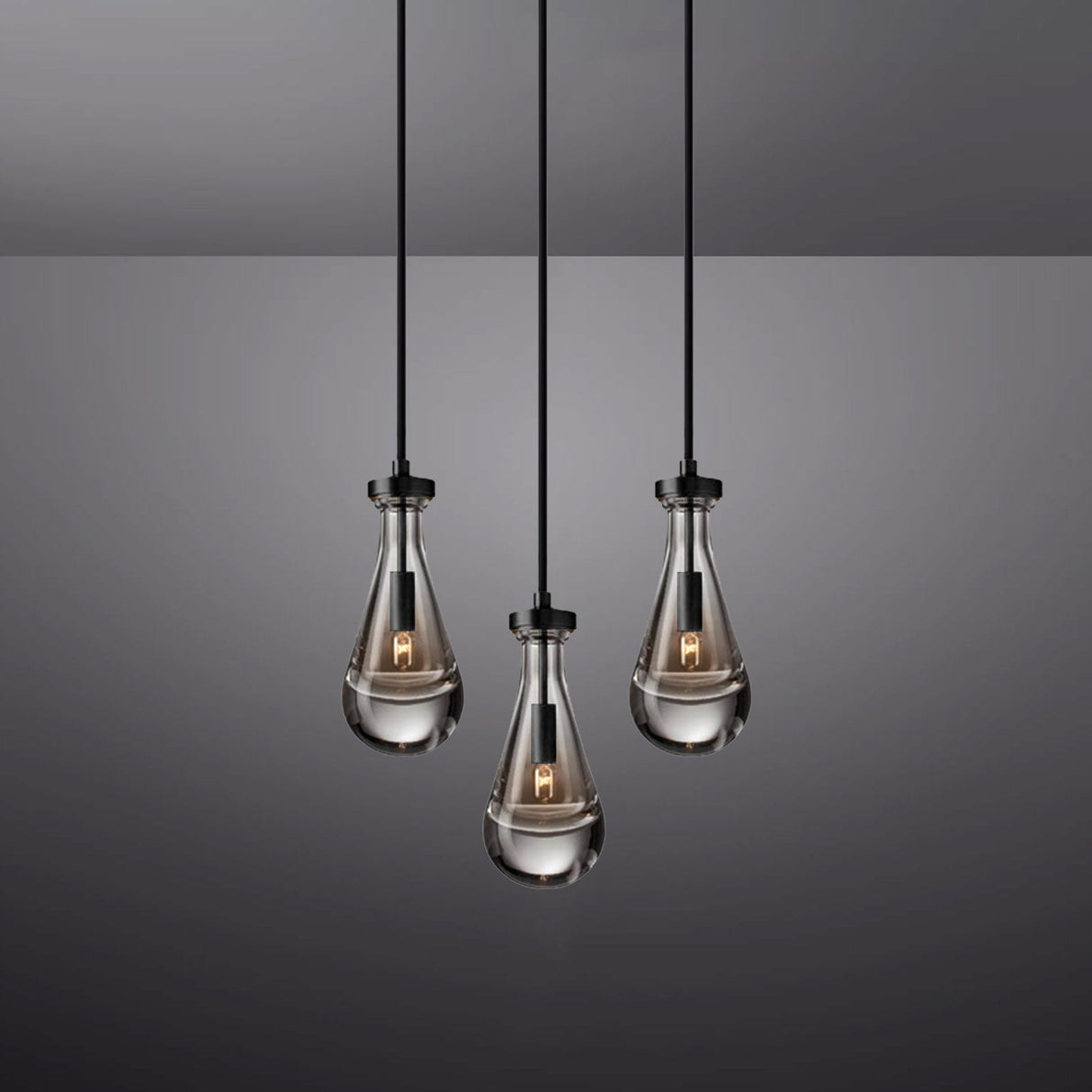 Raindrop Linear Chandelier