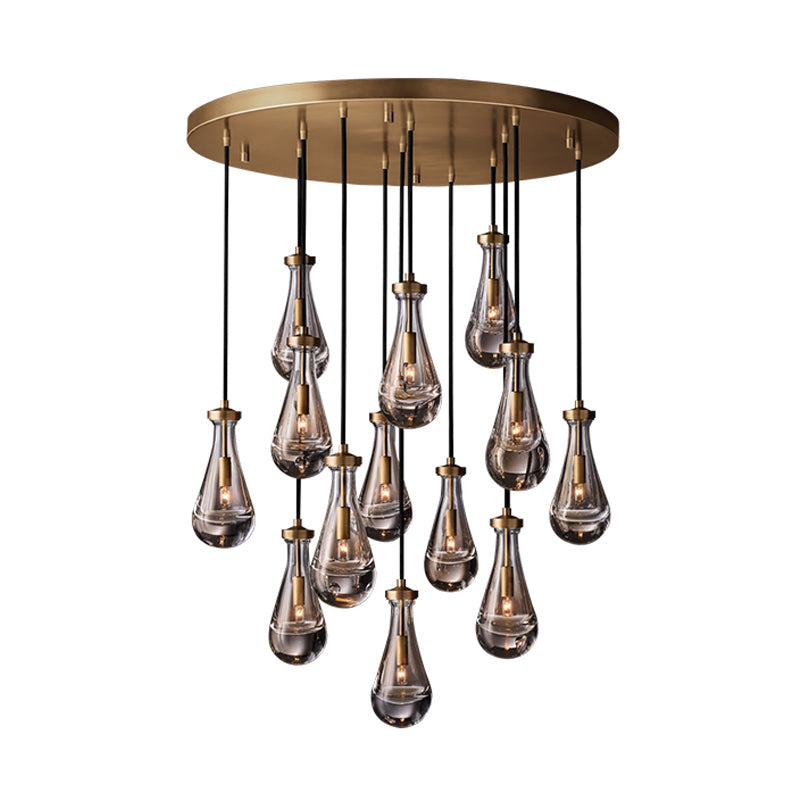 Raindrop Linear Chandelier
