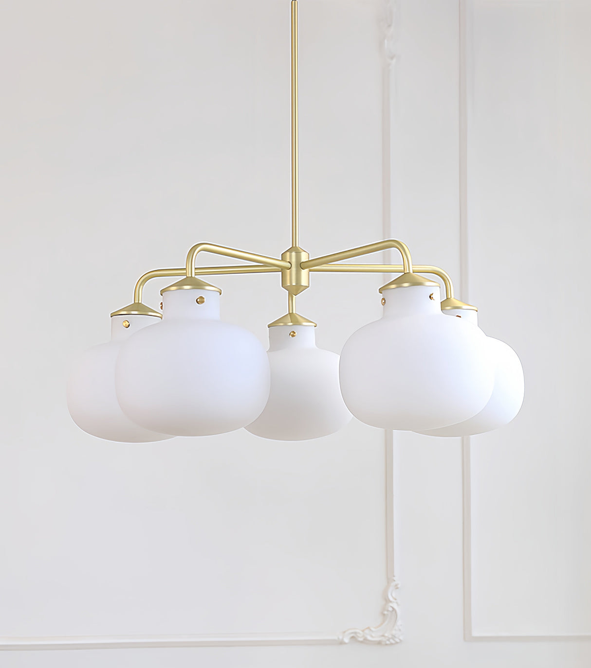 Raito Glass Globe Pendant Chandelier