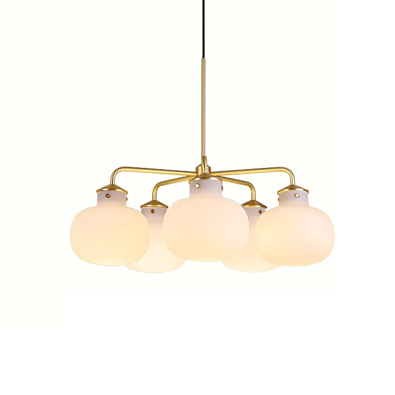 Raito Glass Globe Pendant Chandelier