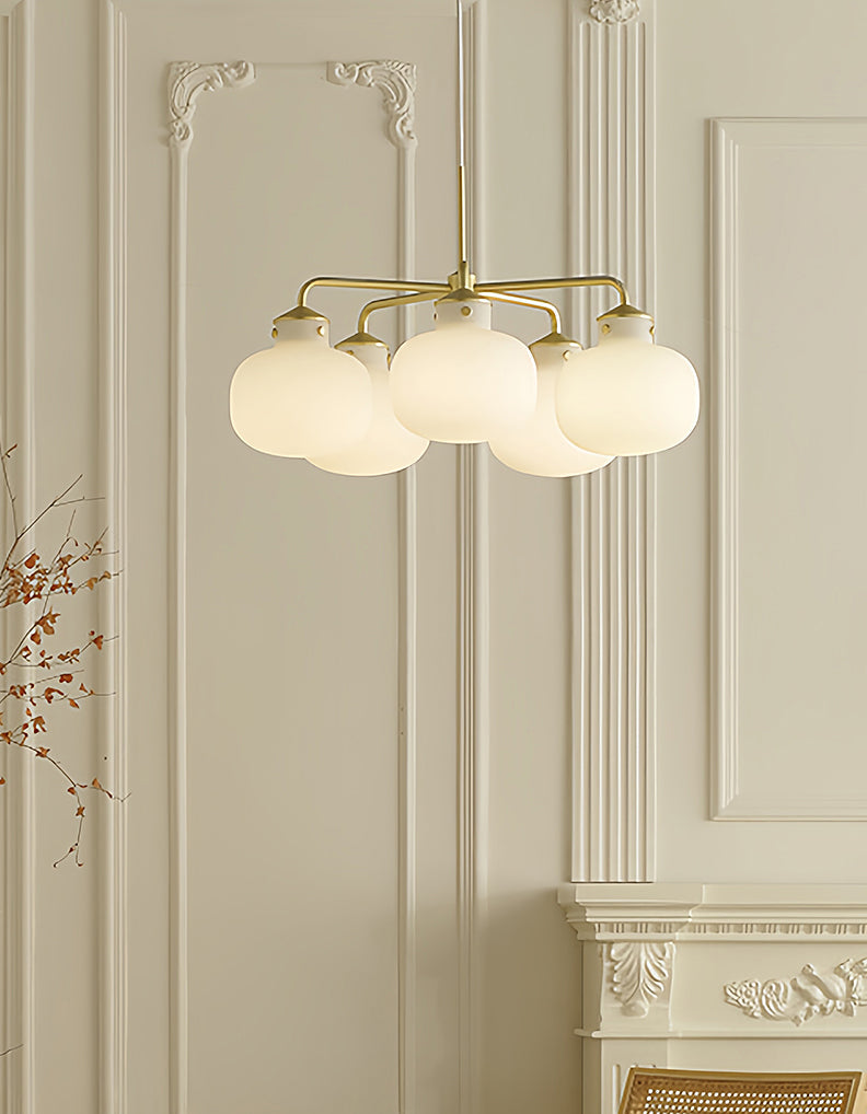 Raito Glass Globe Pendant Chandelier