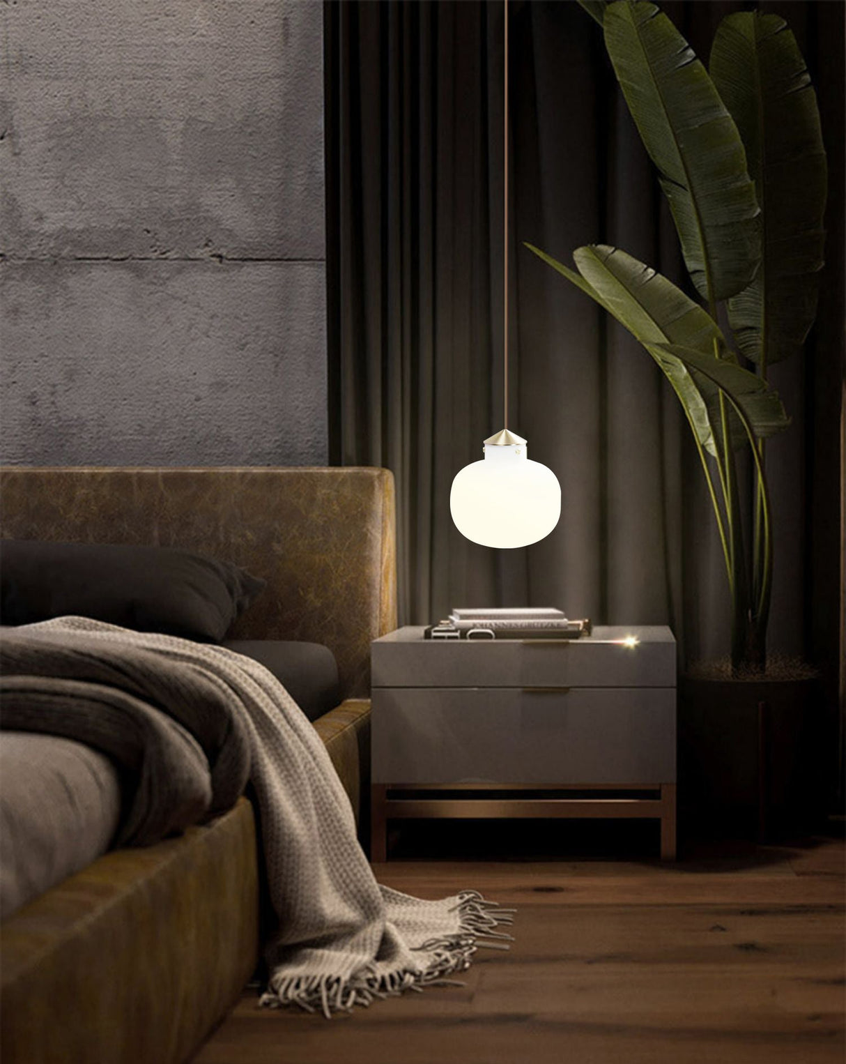 Raito Glass Globe Pendant Light