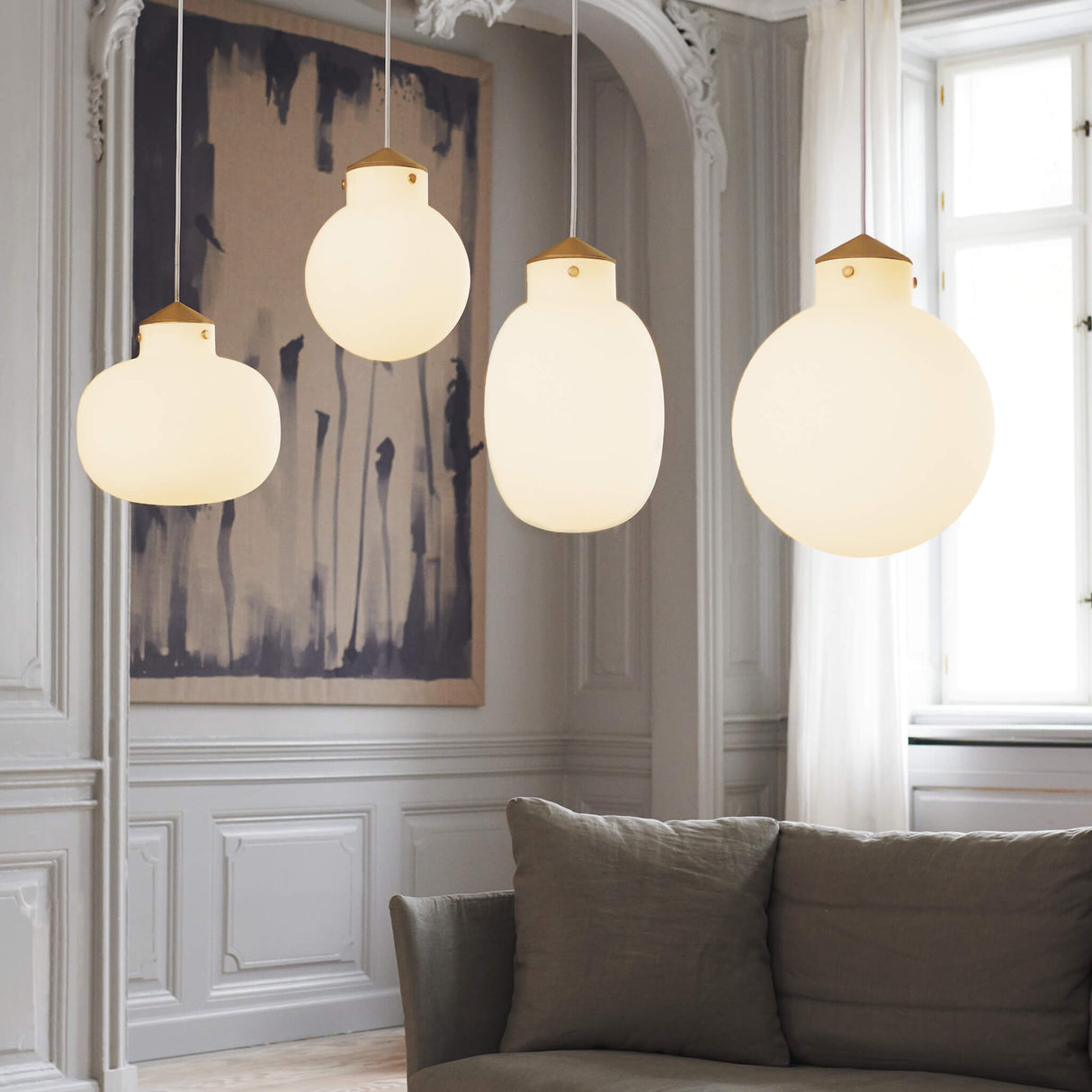 Raito Glass Globe Pendant Light