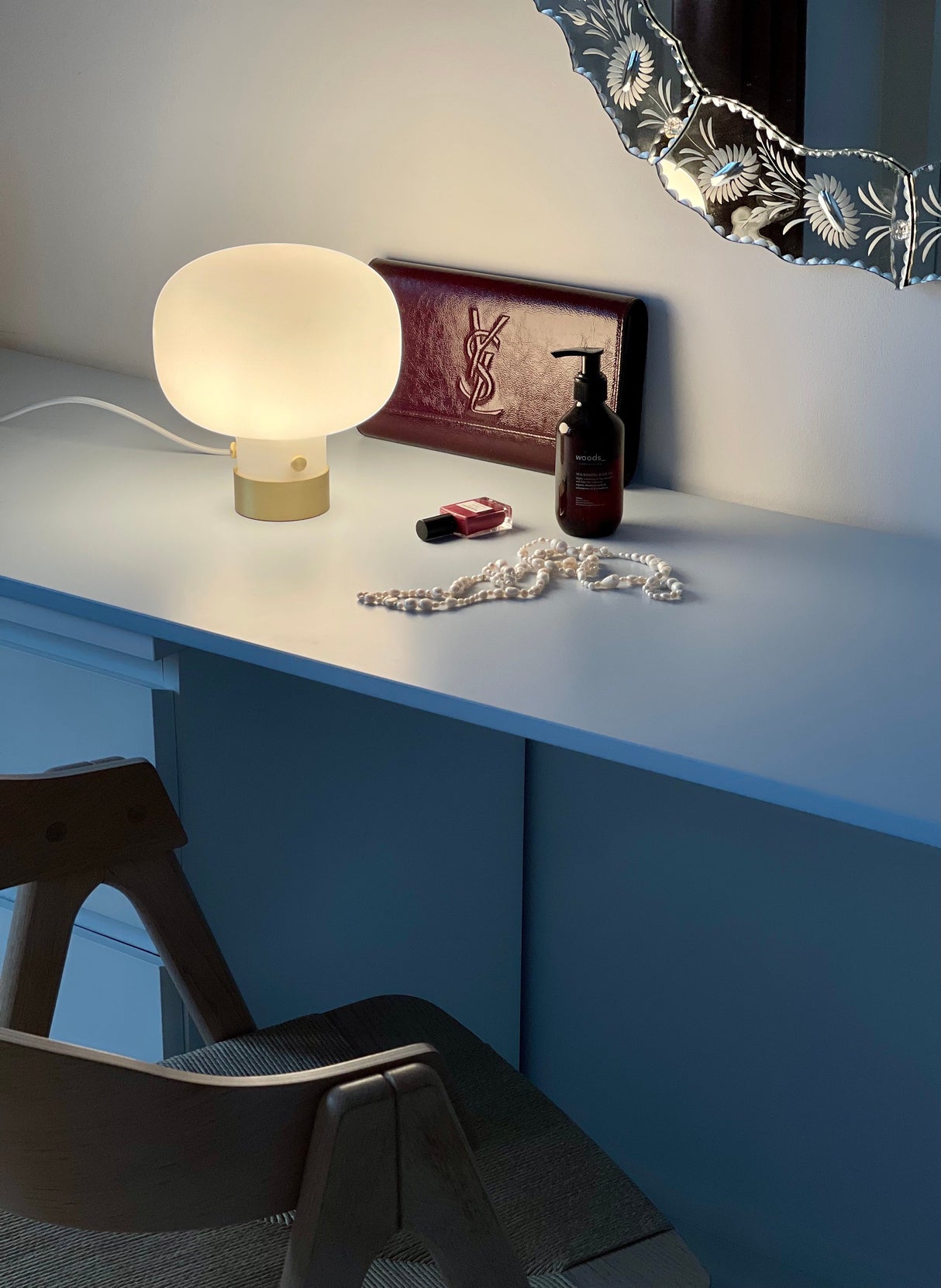 Raito Glass Globe Table Lamp