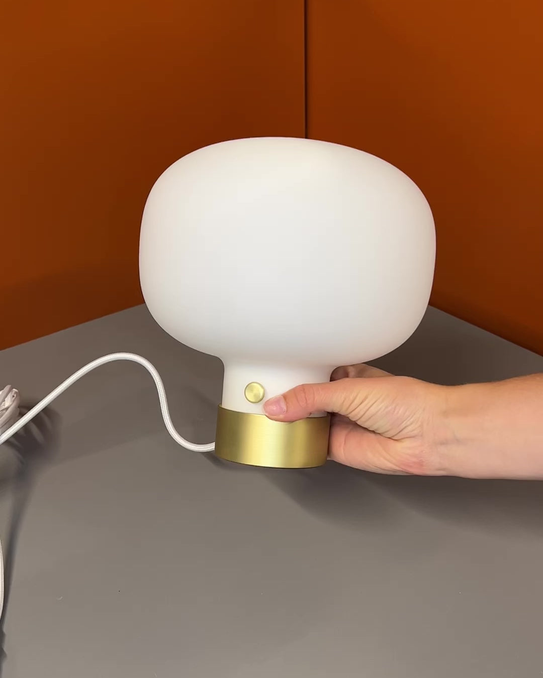 Raito Glass Globe Table Lamp