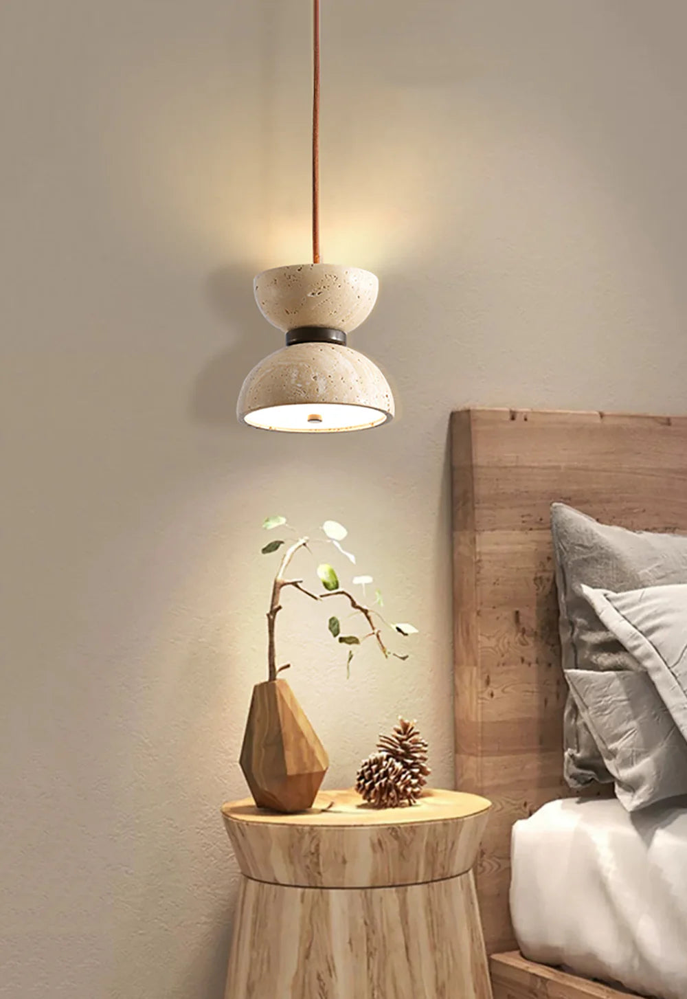 Randolf Travertine Pendant Lamp