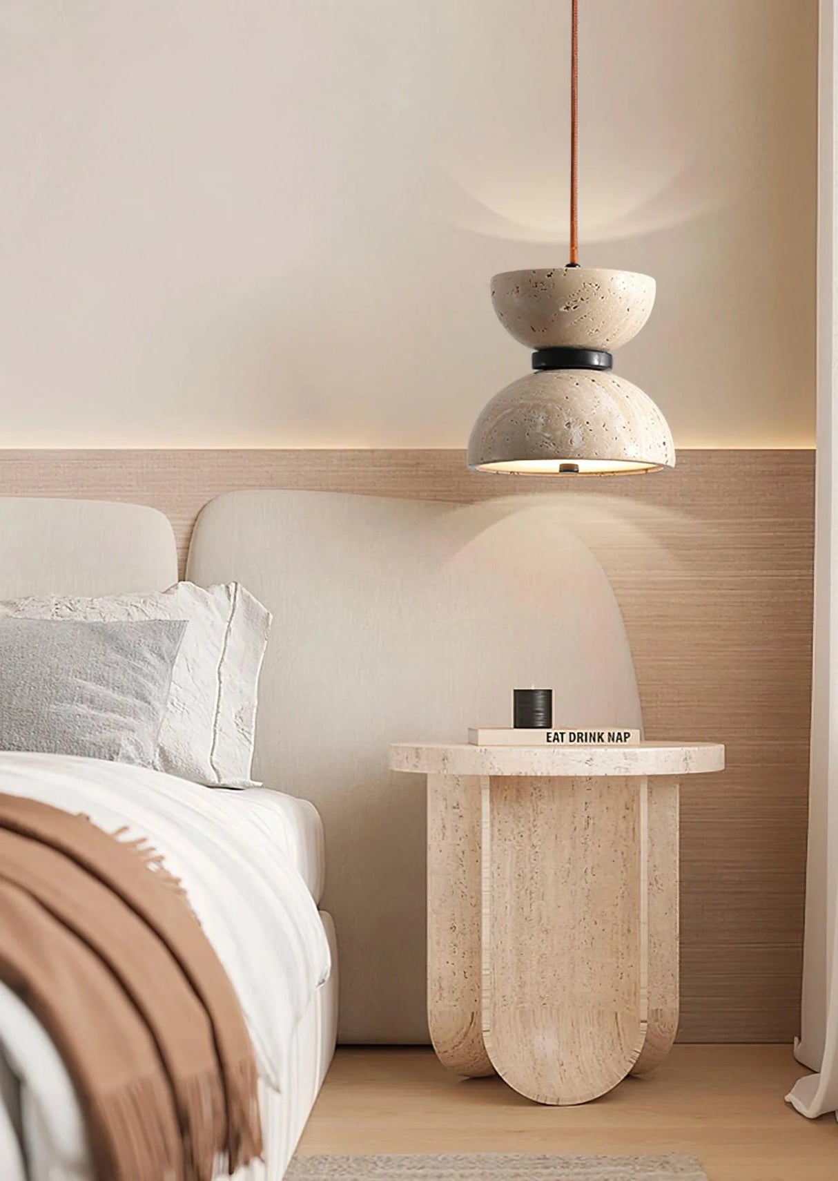 Randolf Travertine Pendant Lamp