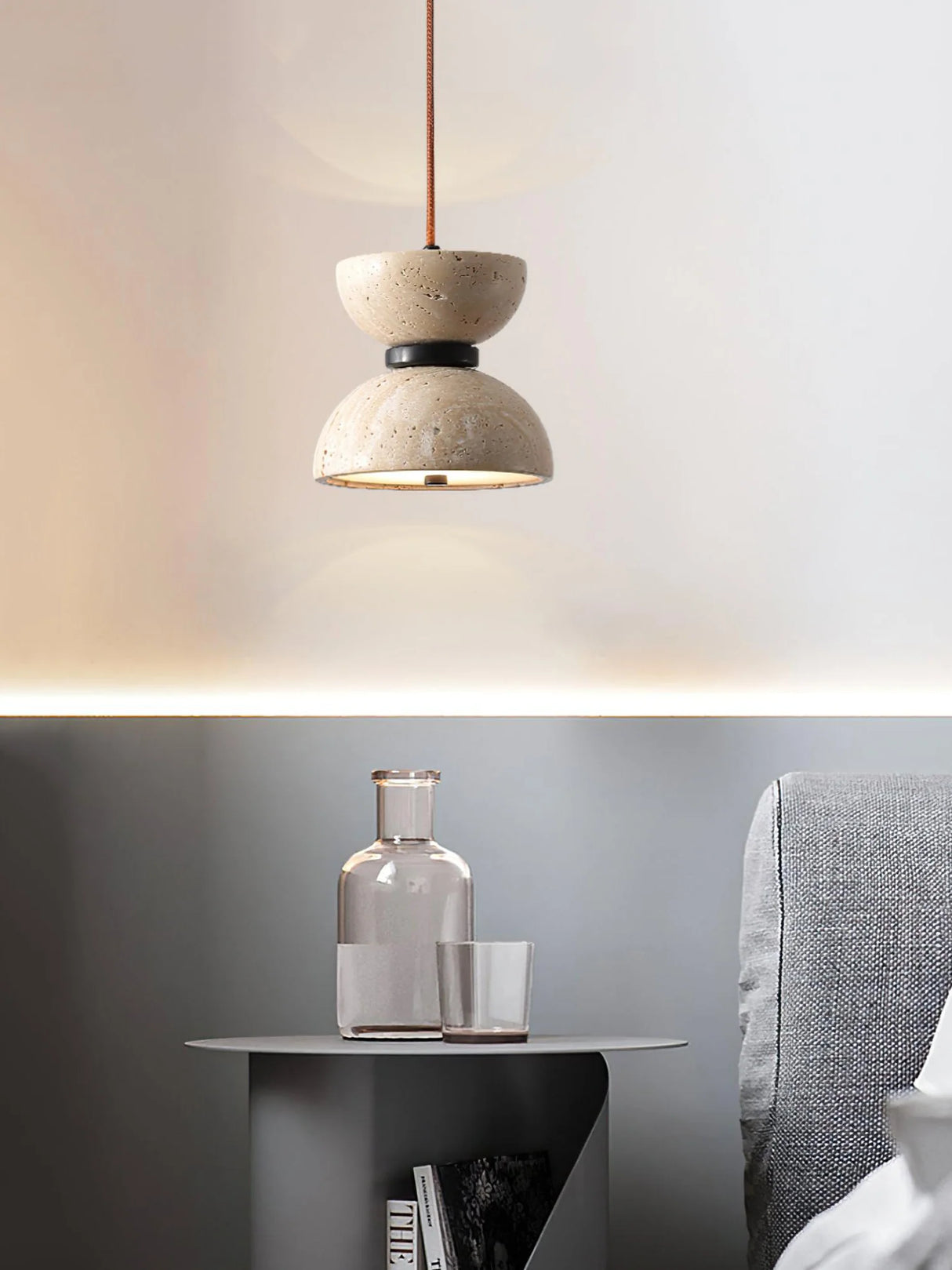 Randolf Travertine Pendant Lamp