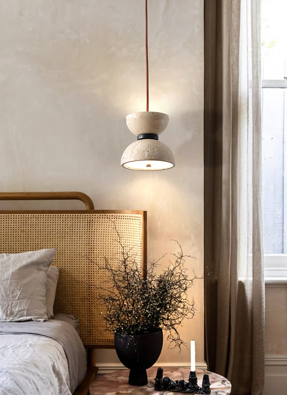 Randolf Travertine Pendant Lamp