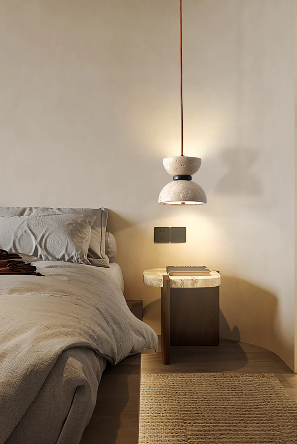 Randolf Travertine Pendant Lamp