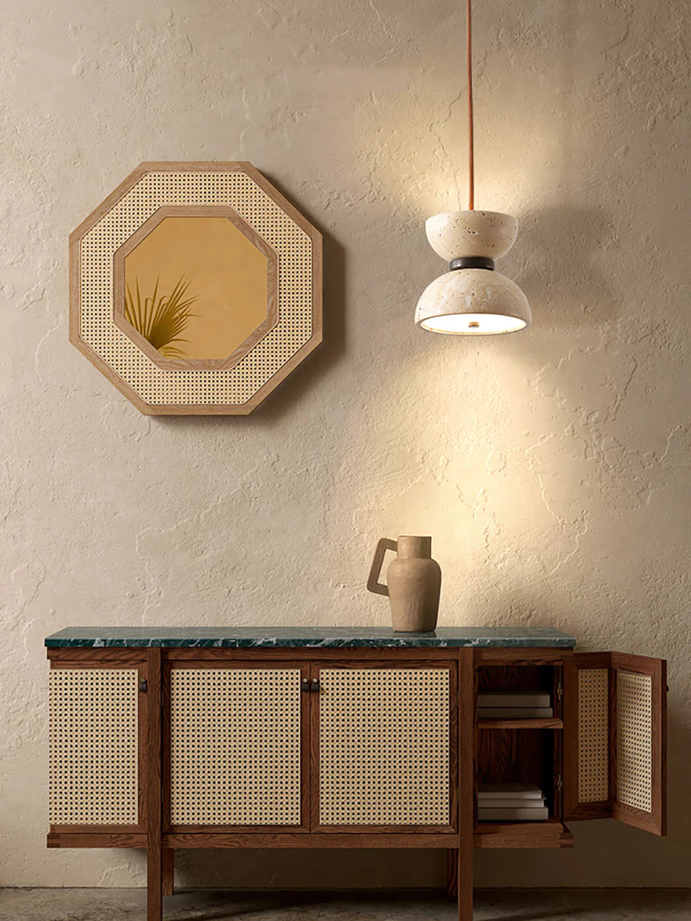 Randolf Travertine Pendant Lamp