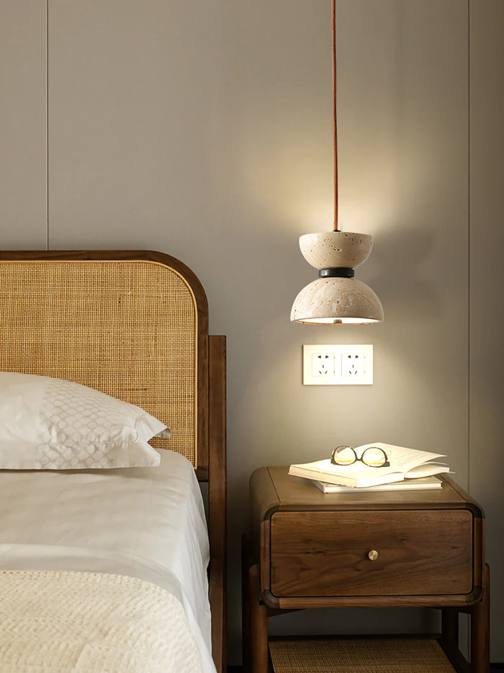 Randolf Travertine Pendant Lamp