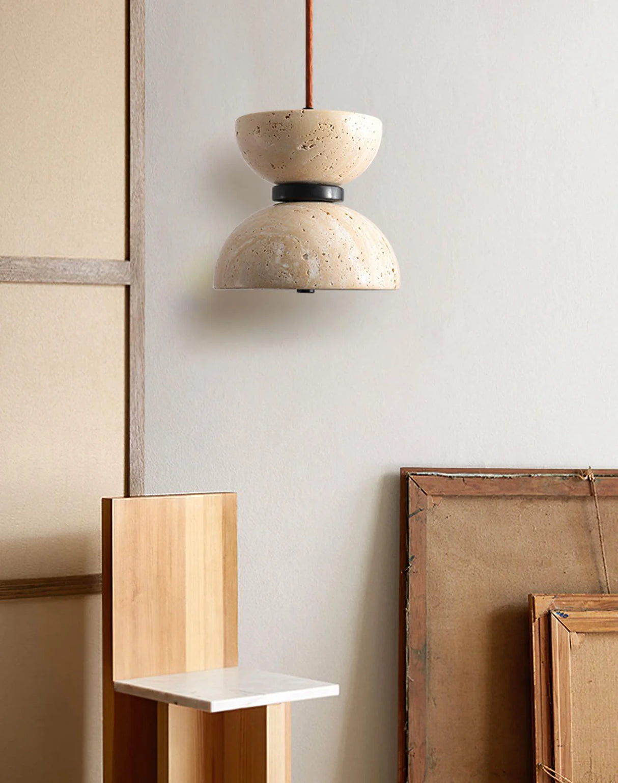 Randolf Travertine Pendant Lamp