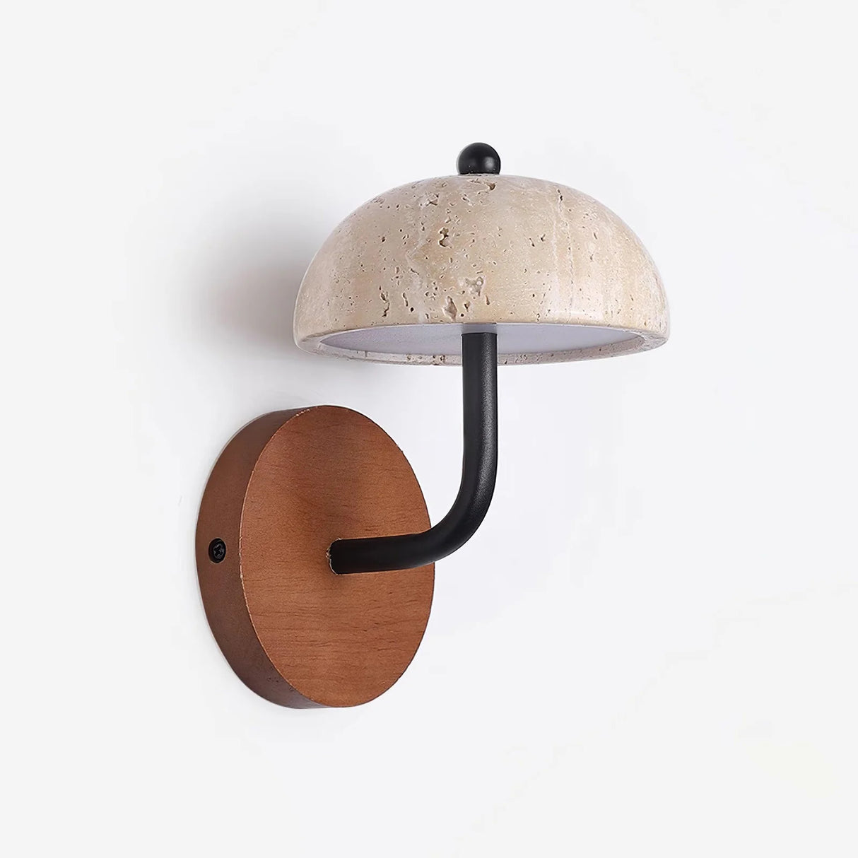 Reverse Travertine Wall Light