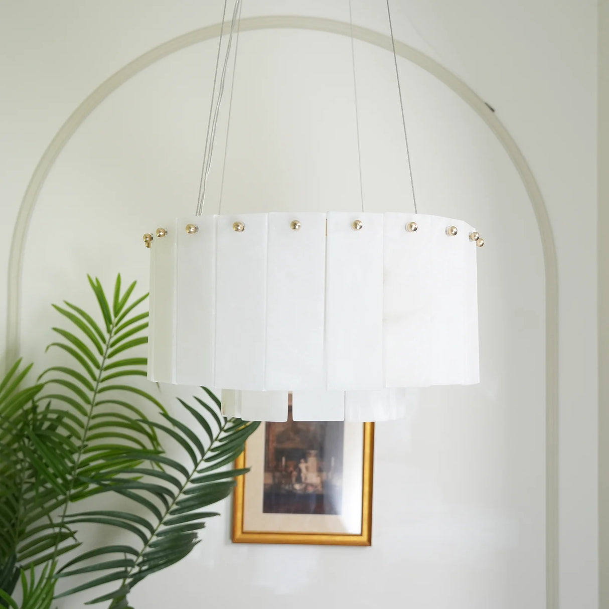 Rock Alabaster Chandelier