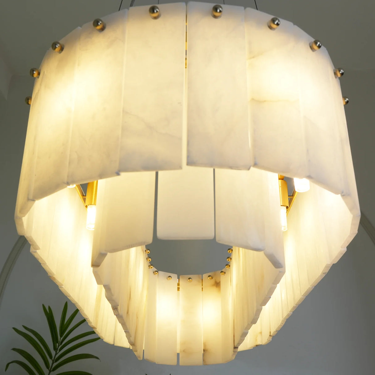 Rock Alabaster Chandelier