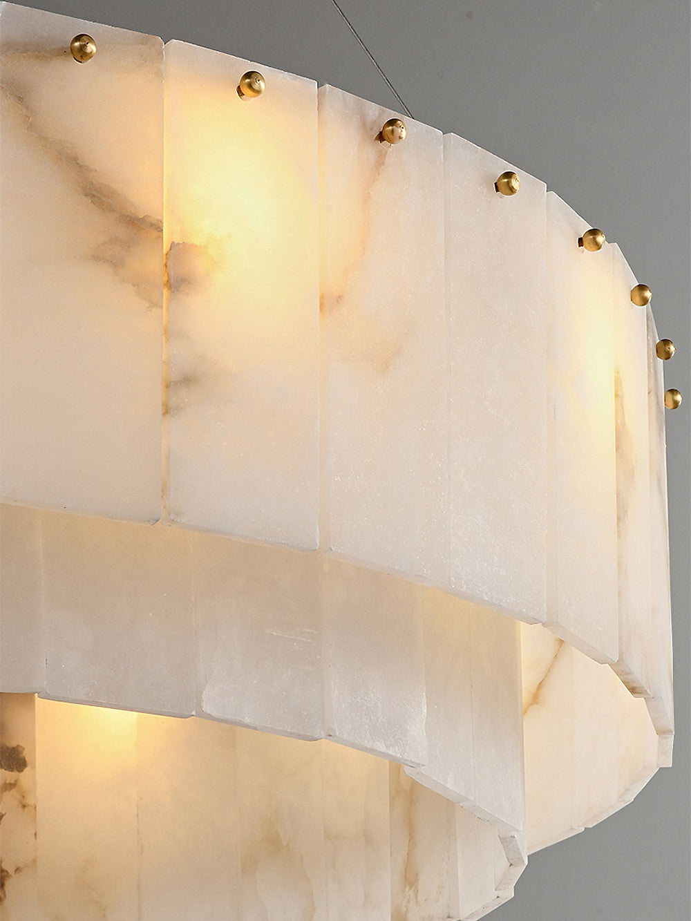 Rock Alabaster Chandelier