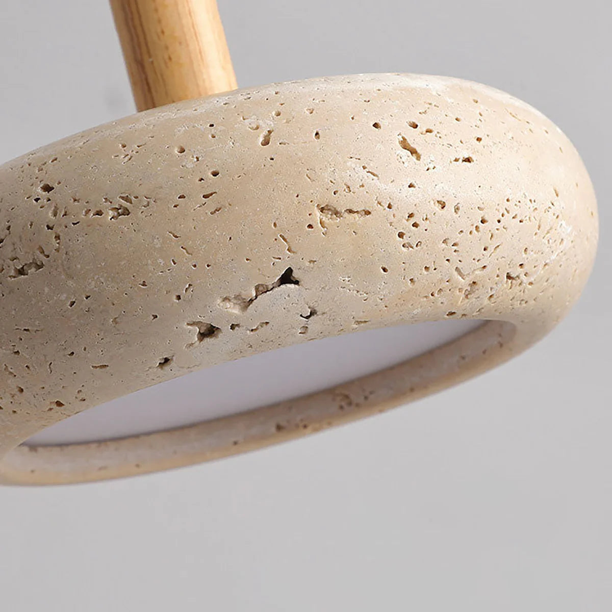 Round Travertine Pendant Light