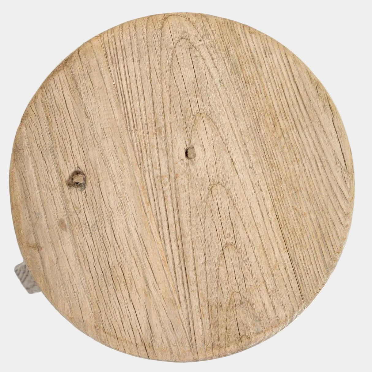 Round Elm Stool