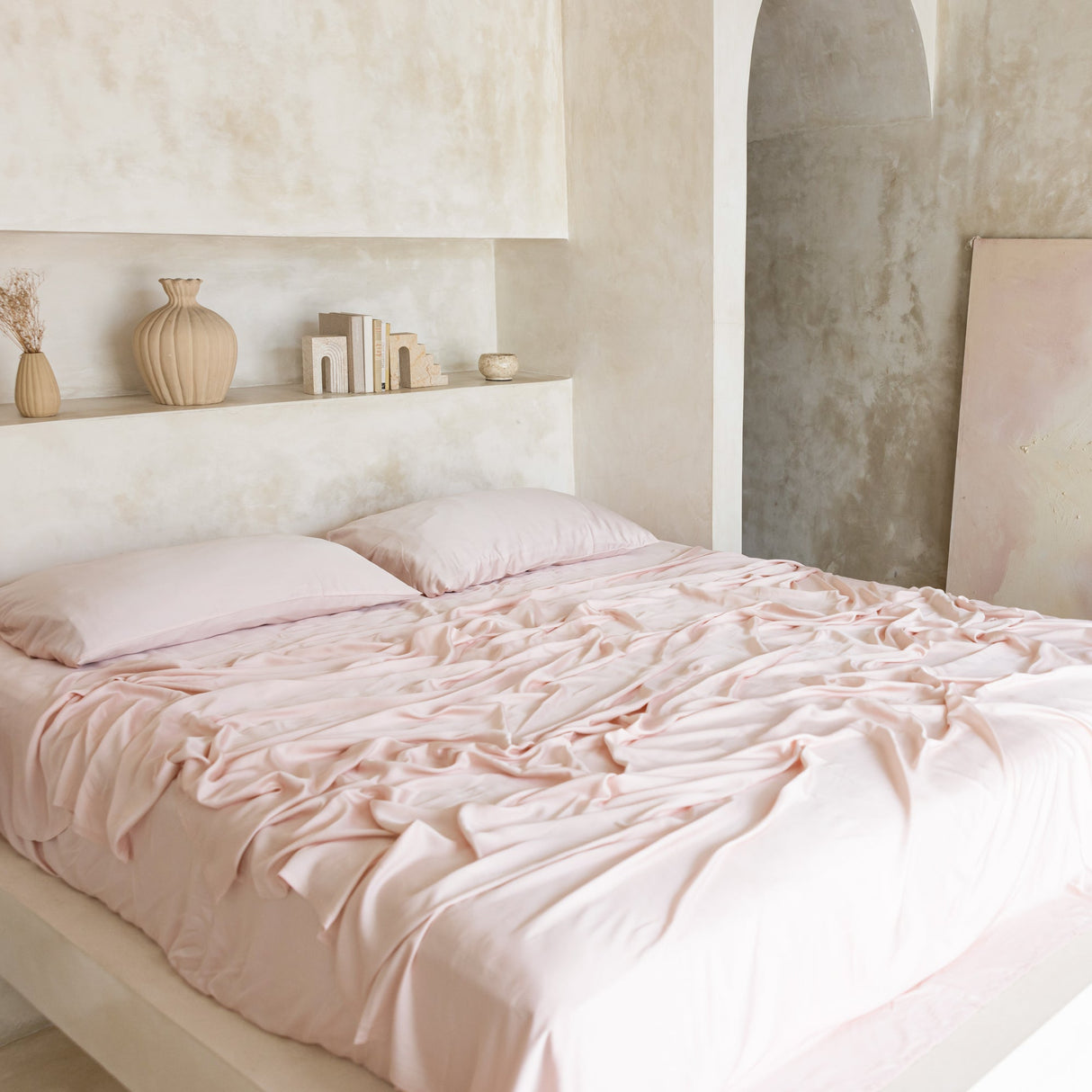 Organic Bamboo Sateen Bed Sheet Set