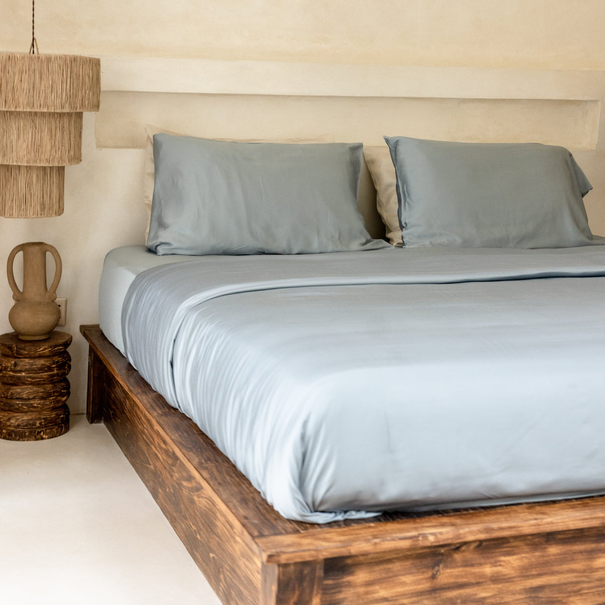 Organic Bamboo Sateen Bed Sheet Set