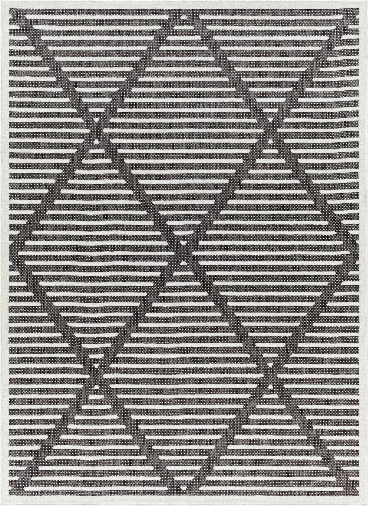 Anah 3D Black Outdoor Rug