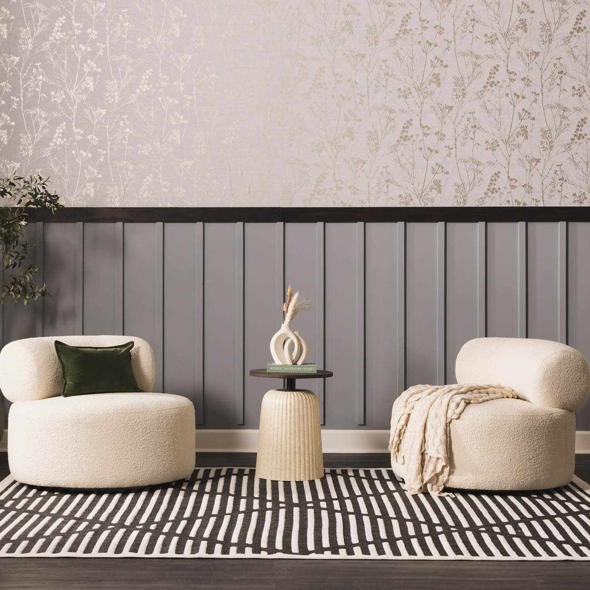 Anah 3D Black Outdoor Rug